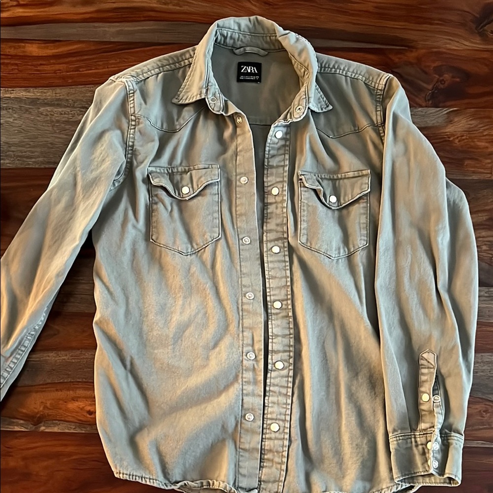 Zara Light Denim Shirt